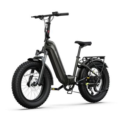 Folding Electric Bicycle F008 500W Brushless Motor 48V Removable Lithium Battery Bike
