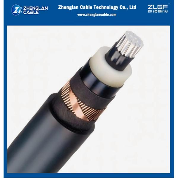 8.7/15kv Medium Voltage Power Cable YJLSV1x185/25mm2AL/SC/XLPE/SC/PVC/CWS/CTS/PVC IEC 60502-2
