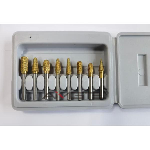 Tungsten Carbide Rotary Burr Set for Metal Grinding, Engraving, and Deburring