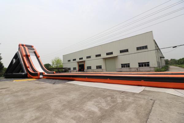 Professional Giant Inflatable Pool Slide 164 Ft Long UV Resistance High Temperature Resistant