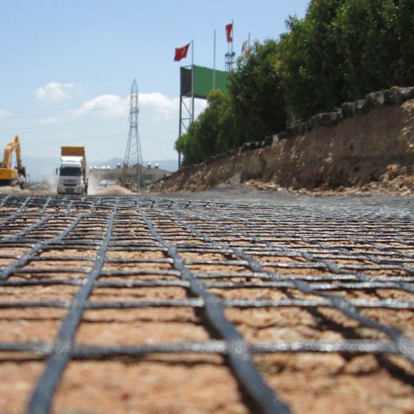 Ground Grid Paver Asphalt Reinforcement Fiberglass Geogrids