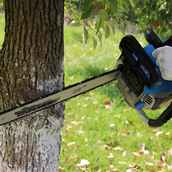 310ml Fuel Tank 37.2cc Gasoline Chainsaw Industrial For Forest Cordless