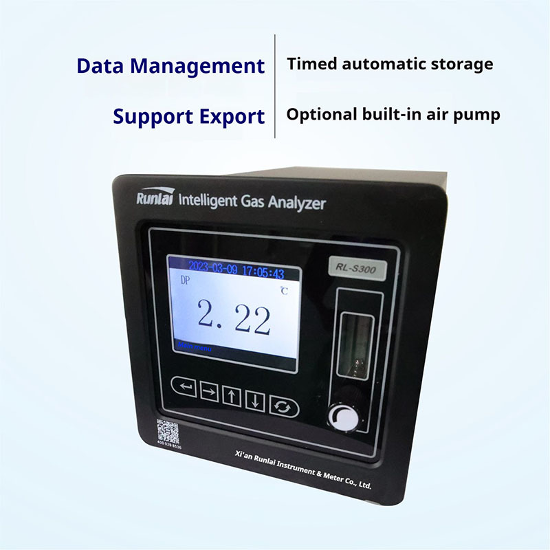 Metal Construction Micro Water Tester Gas Dew Point Analyzer Industrial Detector