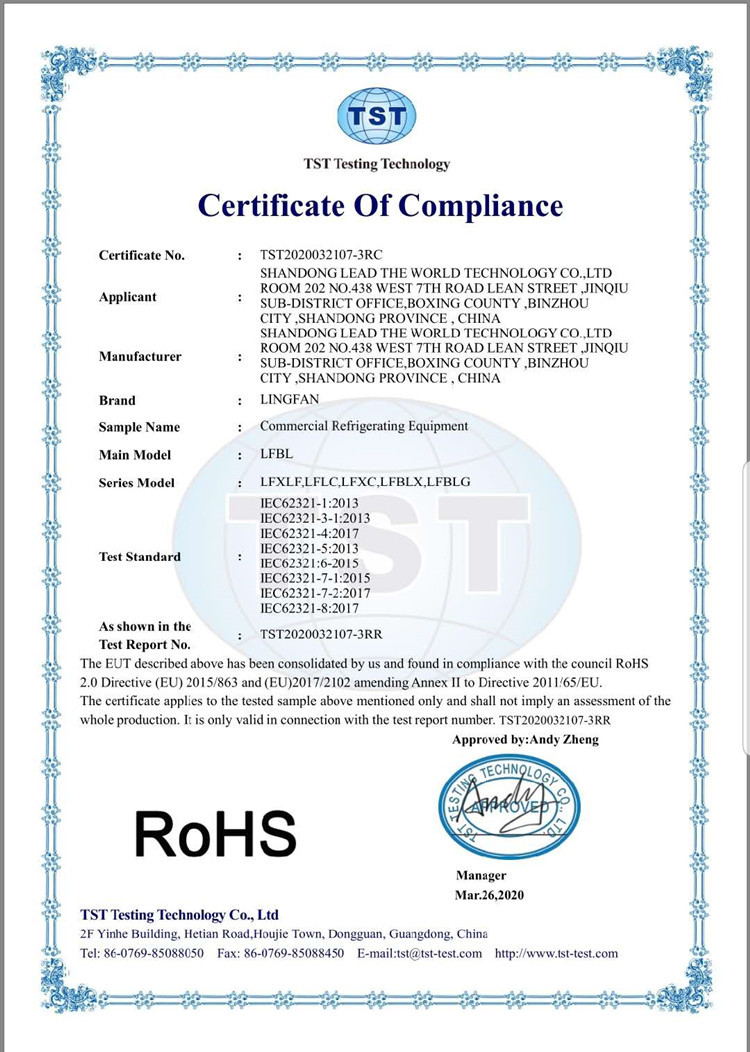Shandong Lingfan Technology Co., Ltd. Certifications