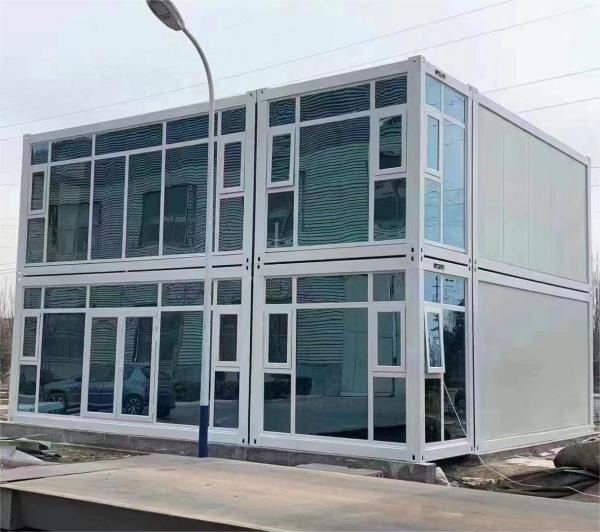 Projeto de Solução de Design Gráfico Capacidade Casa de Container Prefabricada Moderna 2 Quartos