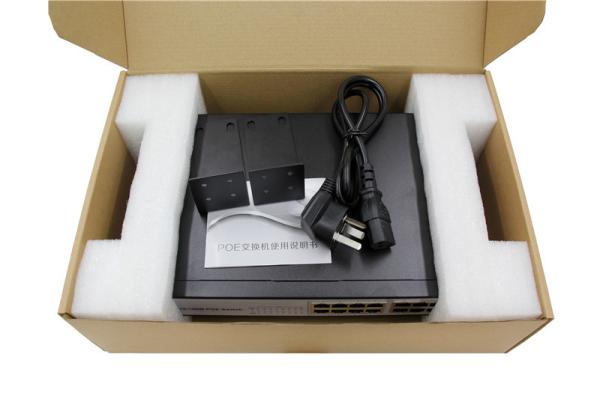 High Quality 16 RJ45 10/100M 16 Port POE Switch Built-in Power 24V CCTV Network Switch