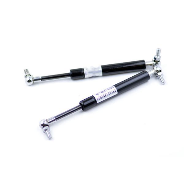 Black Compression Nitrogen Small Gas Struts Piston Industrial Steel Material For Fitness Equipment With Ball Connectors