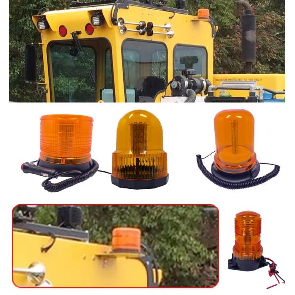 Пластик 12V 24V Led Flashing Beacon Warning Light для автомобилей грузовиков школьных автобусов вилочных погрузчиков Промышленность Сельское хозяйство Диверсия трафика Магнитный