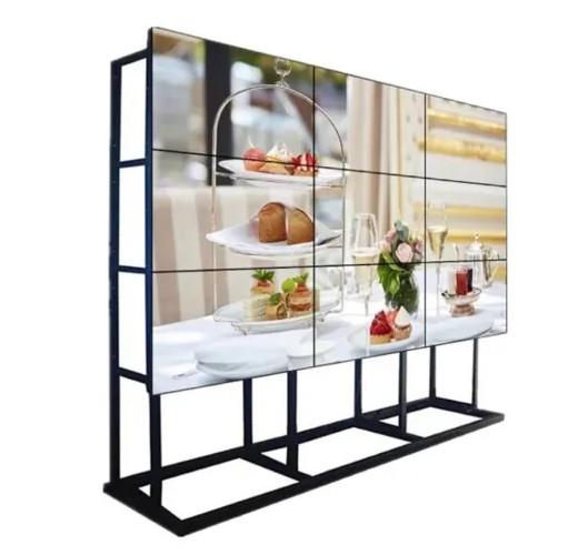 Signage fixado na parede de emenda interno de Digitas usando o painel de SAMSUNG para anunciar