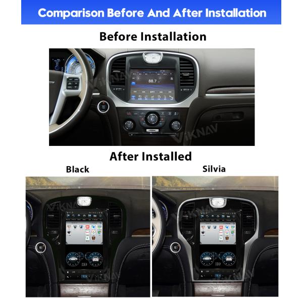 автомобильные игроки мультимедиа 13.3inch для Крайслер 300C 2012 2013 2014 -2019