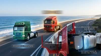 Tractor Truck SINOTRUK HOWO RHD 4X2 Euro2 336HP ZZ4187N3511W