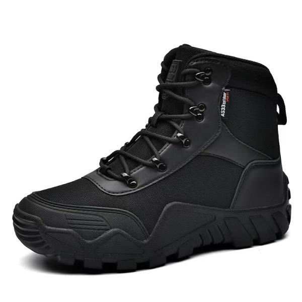 Chaussures tactiques de camouflage de taille moyenne respirantes absorbant la sueur