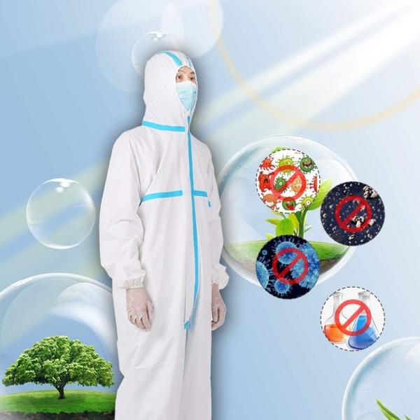 Antiestático não tecido protetor sanitário descartável dos vestidos cirúrgicos da roupa do isolamento