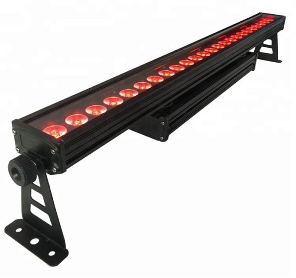 Building LED Effect Light Led Wall Washer Light Bar 24pcs 18w 15w RGBWA+UV 6-In-1