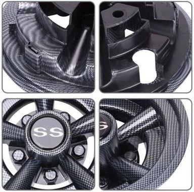 Strong Universal Golf Cart Wheel Covers 8 Inch Set of 4 330g Weight