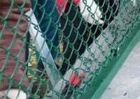8FT X 50FT Chain Link Fabric Fence With Razor Barbed Wire For High Level Security
