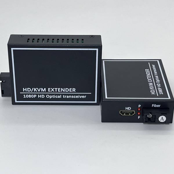 FONGKO Optical Extender HD to MI Fiber Optic Converter HD/KVM EXTENDER 1080P HD Optical Transceiver