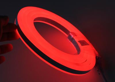 A luz de néon flexível vermelha da corda, néon flexível super lateral dobro conduziu luzes da corda