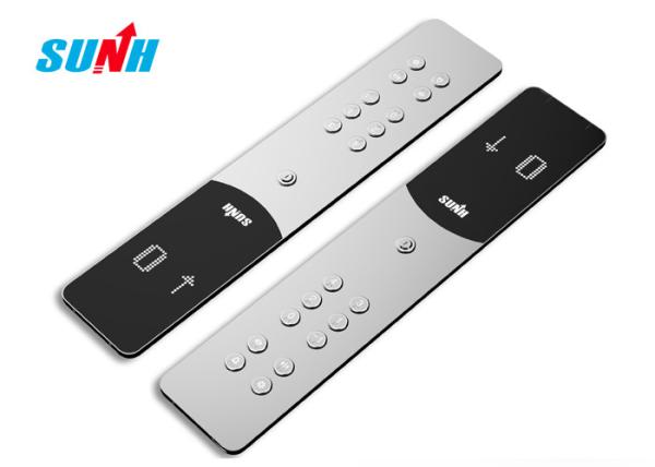 Residential Elevator Lift Car Operating Panel , Lift Control Panel Metal Color
