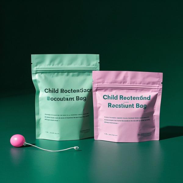 Ziplock Child Proof Bags - Tamper-Evident Material with Logo Printing, REACH/CPSC Compliant