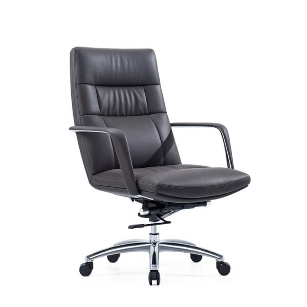 Современный чёрный кожаный офисный стул Босс вращающийся компьютерный офисная кожаная мебель стул