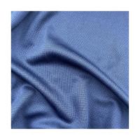 Cliente desenha tecido elástico 140GSM 75D 100% tecido de waffle de poliéster para roupas esportivas
