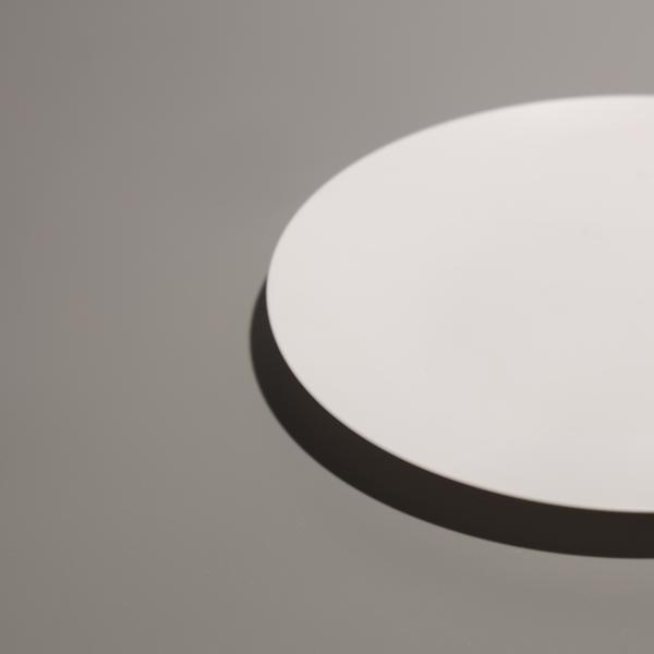10inch PS Material Round Plastic Trays For Food , Plastic Food Service Trays