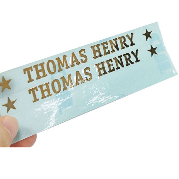 Custom Metal Nickel Sticker Metallic Silver / Rose Gold Electroplated Metal Sticker