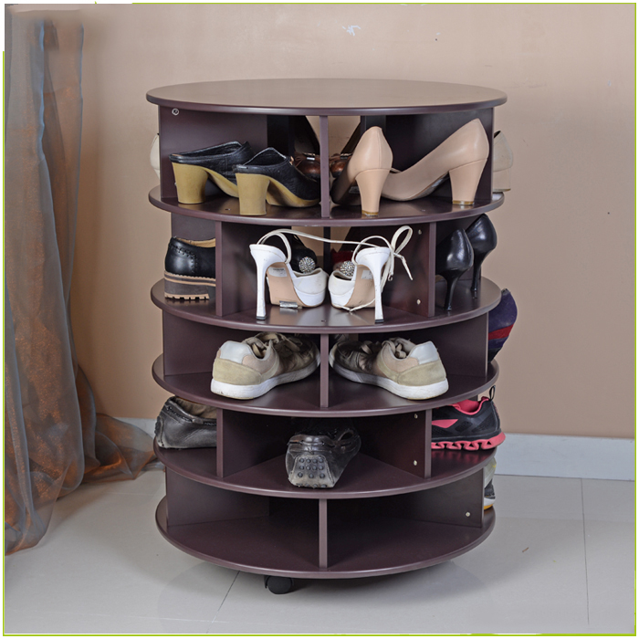 шкаф ботинка Entryway диаметра 60cm вращая с двигая колесами
