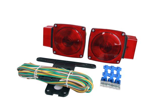 Standard 12Volt LED Trailer Tail Lights Kit For Trailer Under 80'' Wide