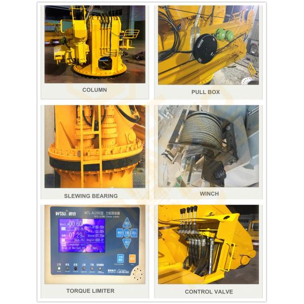 Electric Ship Deck Knuckle Boom Pedestal Cranes Marine Ship Deck Crane