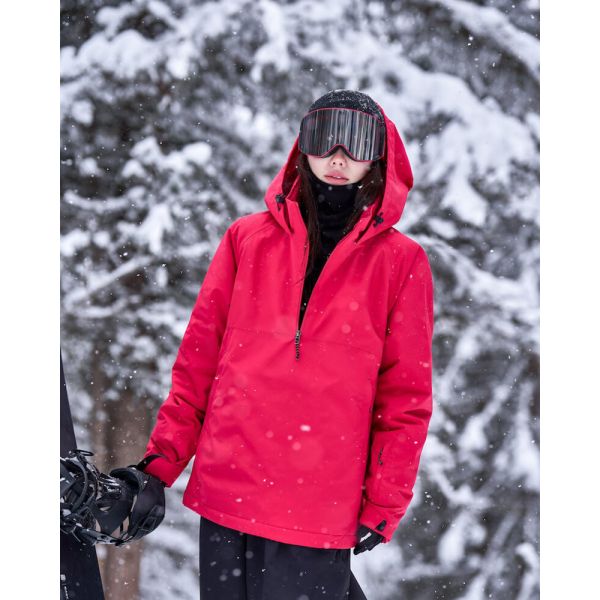 Custom OEM Couple 3L Waterproof Snowboard Ski Jacket Winter Warm Ski Sweatshirt