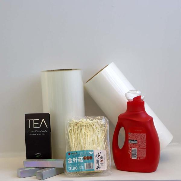 Customized Jumbo Roll BOPP Thermal Lamination Film For Printing And Packing 12-50mic