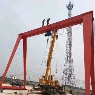 A3 10T Single Girder Gantry Crane Box Beam Strong Rigidity