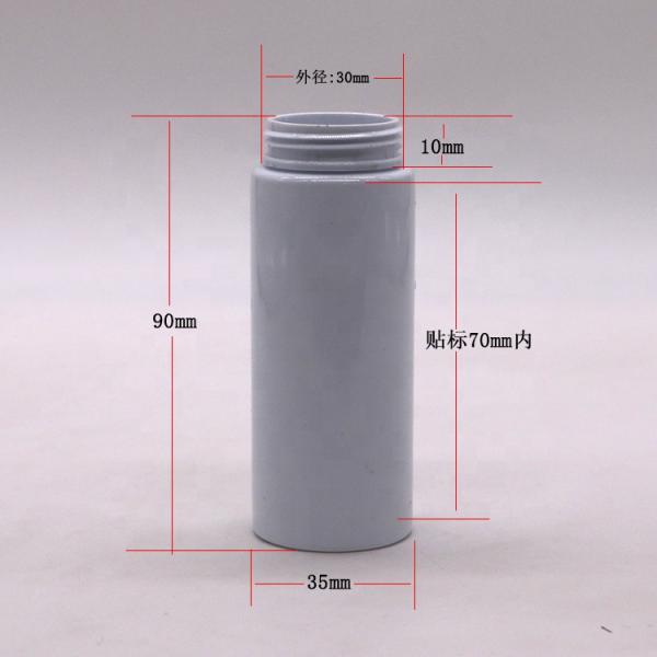 Embalagem de plástico Mini garrafa de viagem 50ml PET Mousse garrafa de espuma com logotipo personalizado