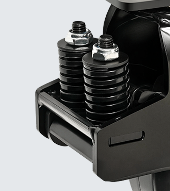 4 Inch (100 Mm) Heavy Duty Aluminium Core Rubber Casters Electronic Assembly Line Transfer Carts