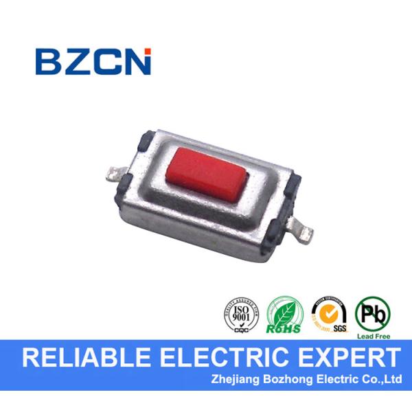 RED Push Button Tactile Push Button Switch SMD Surface Mount Type Terminal 2 Pin