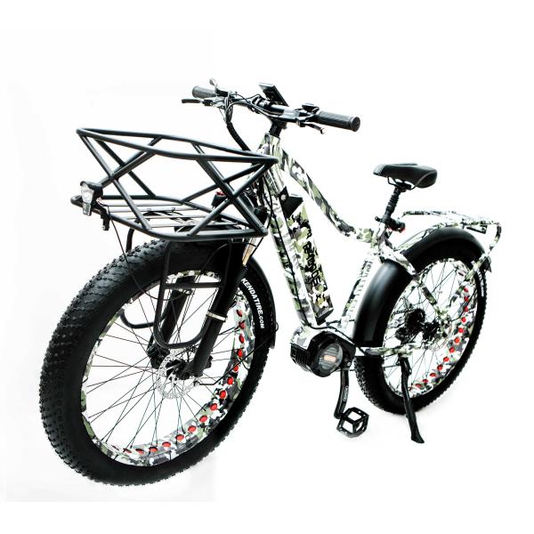 26 BaFang 1000W 48V 14AH Electric Fat Tire Middle Motor Mountain Bike for USA Market
