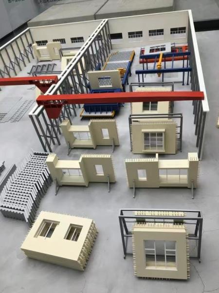 Prefabricated Building Scale Models 1:150 Construction Site Model Architecture