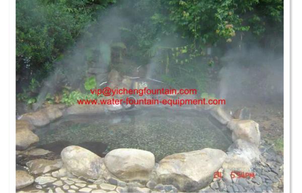 Outdoor Fogging System Water Fountain Project For Hot Spring Project