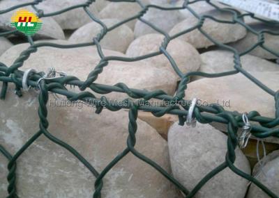 O vinil revestiu materiais resistentes corrosivos de abertura das cestas 60x80mm da parede de Gabion