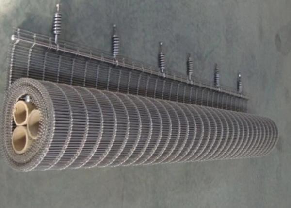 Decorative Architectural Stainless Steel Wire Mesh Facades Rectangle Hole Shape