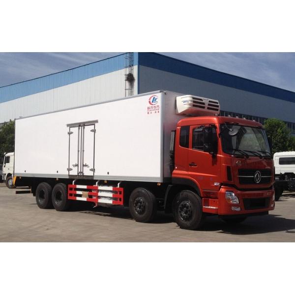 Реклама Донфенг Рефригератед степень ℃ тонны -18 колеса 245хп 20 тележки 12 коробки