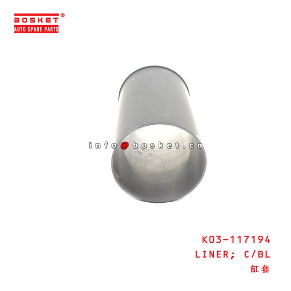 K03-117194 Forro de blocos de cilindros para ISUZU HINO J05E J08E