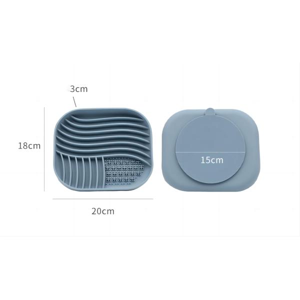 2024 Silicone Pet Slow Feeder BPA Free Licking Mat for Dogs and Cats Large Suction Cup