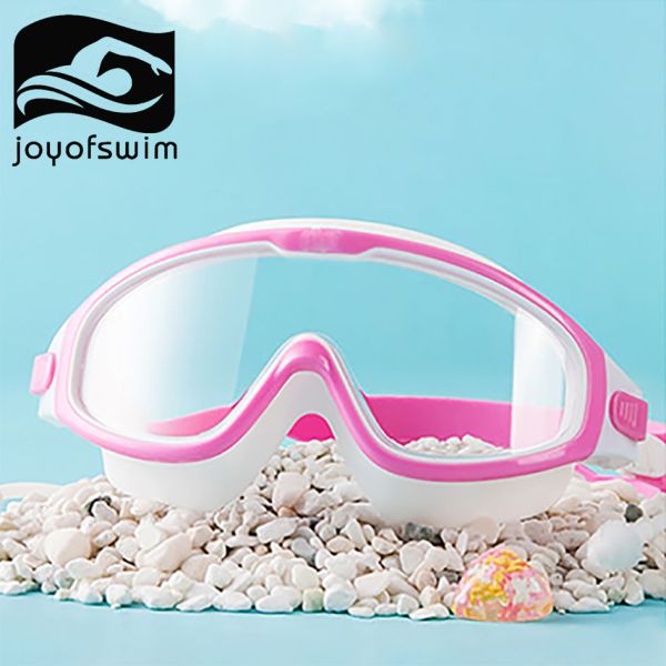 Sports Diving Children Swimming Goggles Large Frame Swimming Goggles With Surf Ear Plugs