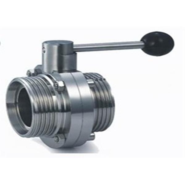 Industrial Stainless Steel Butterfly Valves For Production Line Simple Structure