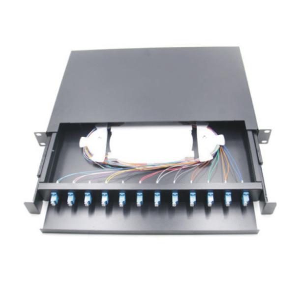 19 Inch FTTH Products 12 24 36 48 72 Ports Fiber Optic ODF LIU Terminal box