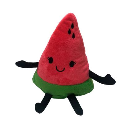 Watermelon Stuffed Recording Plush Toy 0.16M 6.3 Inch Plush Pillow PP Inside