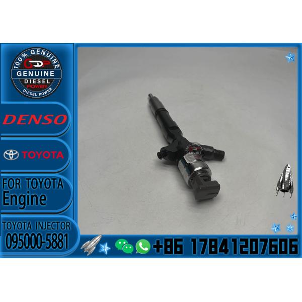 Common Rail Fuel Injector 095000-5881 Diesel Engine Fuel Injection Nozzle 23670-30050 For Toyota 2KD-FTV